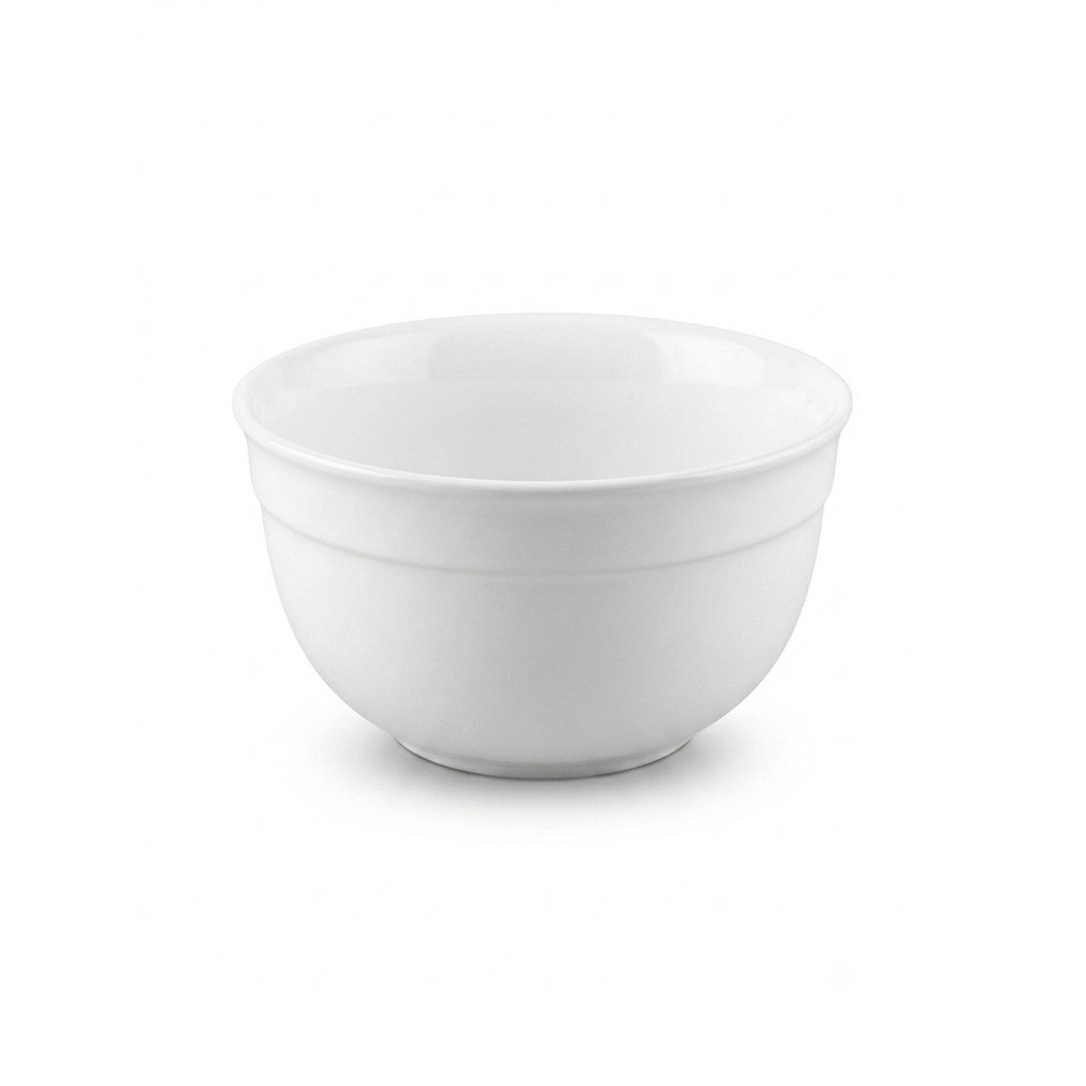 Vintage Emile Henry France White Ceramic Small Ramekin Prep Bowl 16.10 French